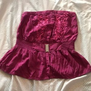 Pink blouse size medium